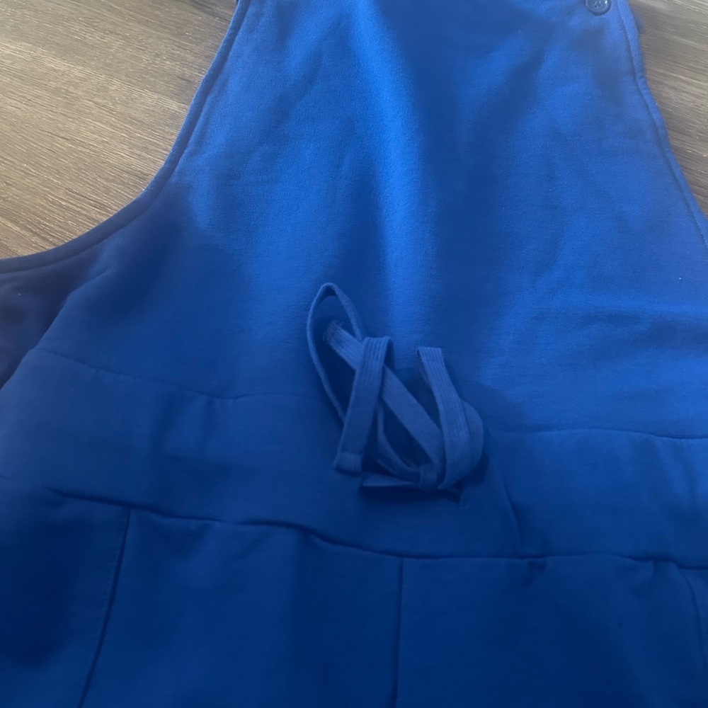 Blue Romper with Pockets - Picture 4 of 7